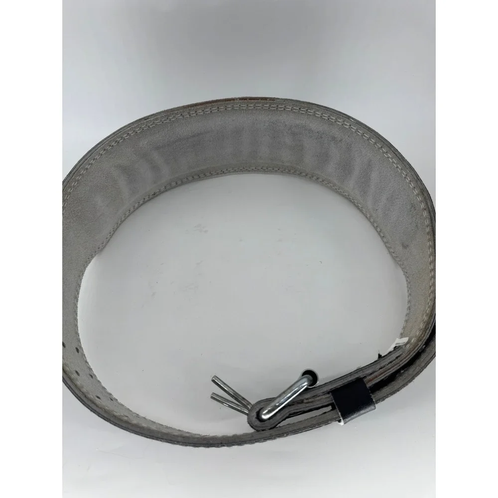 Gold's Gym Weightlifting Belt Men L/XL Black Leather Foam Padded Gorpcore Gym